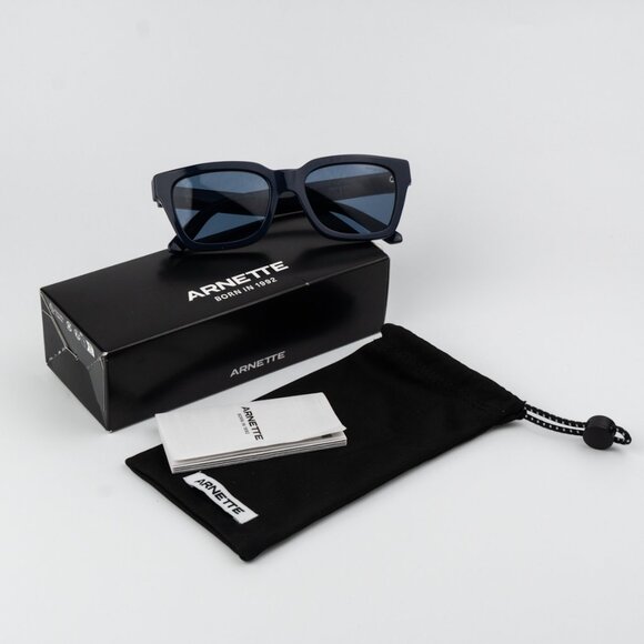 Arnette Men Sunglasses Dark Blue Square AN4334 122180 BRAND NEW - Picture 1 of 11